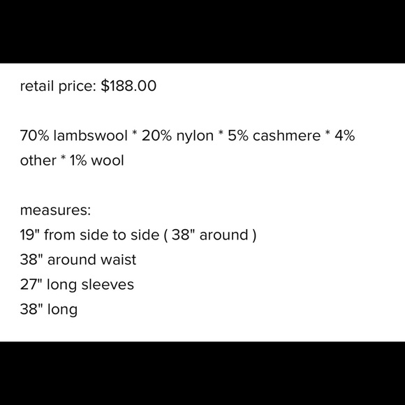 Anthropologie: Like New! Toggle button sweatercoat - Picture 8 of 8